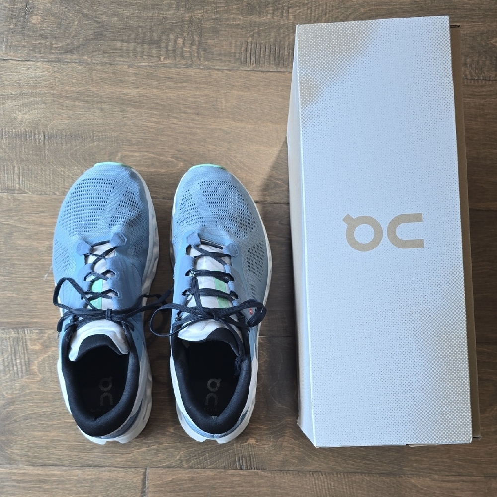 On Running Sky Blue Athletic Shoes